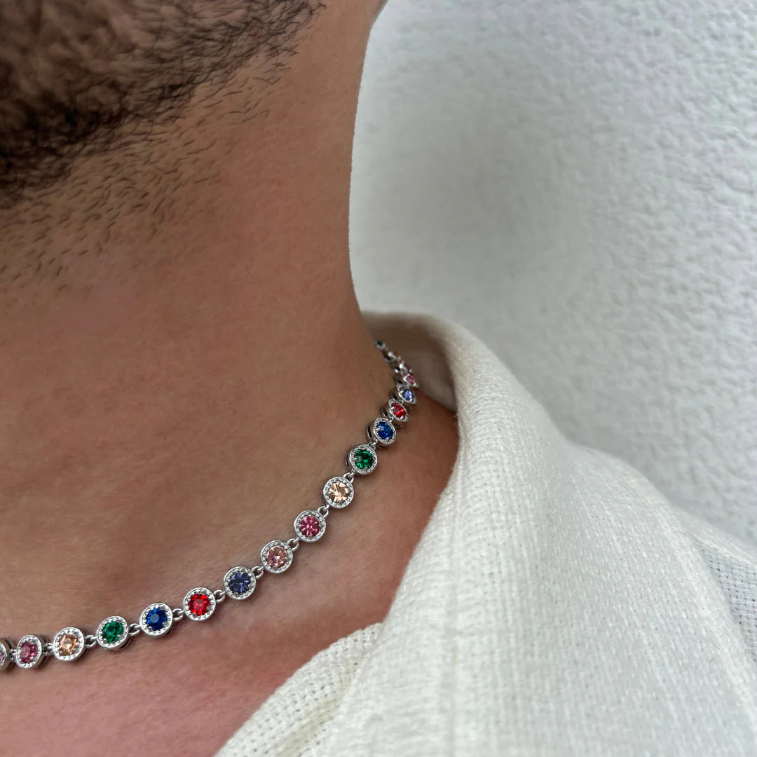 🌈 Collana Rainbow Cannes : Perfetta per ogni occasione ✨