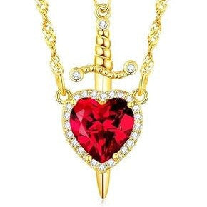 Collane di amore e amicizia : cuore e spada