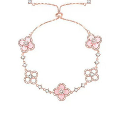 Bracciale Quadrifoglio Fortunato: Eleganza in Argento