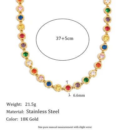 🌈 Collana Rainbow Cannes : Perfetta per ogni occasione ✨