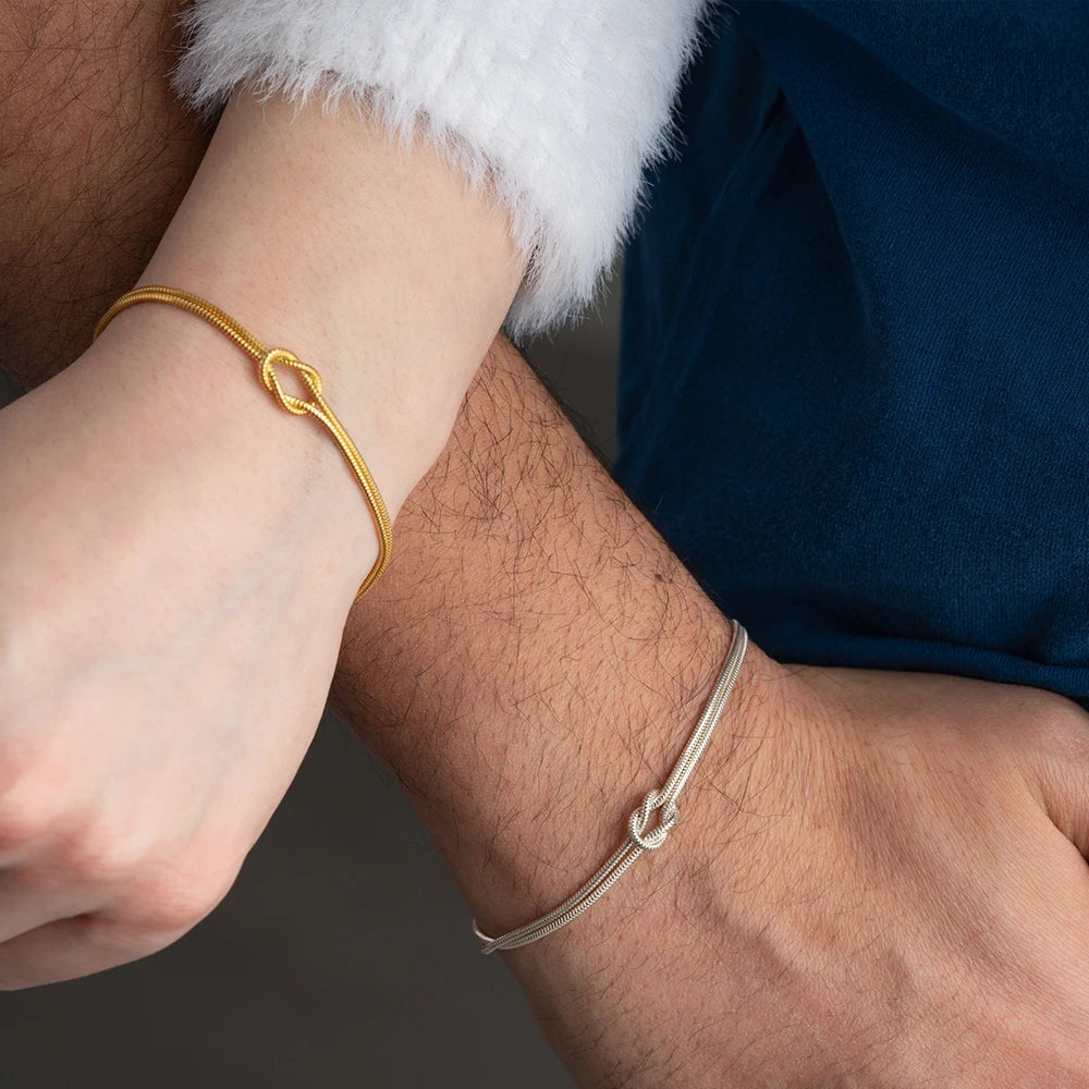 Braccialetto Minimalista Placcato in Oro 18K