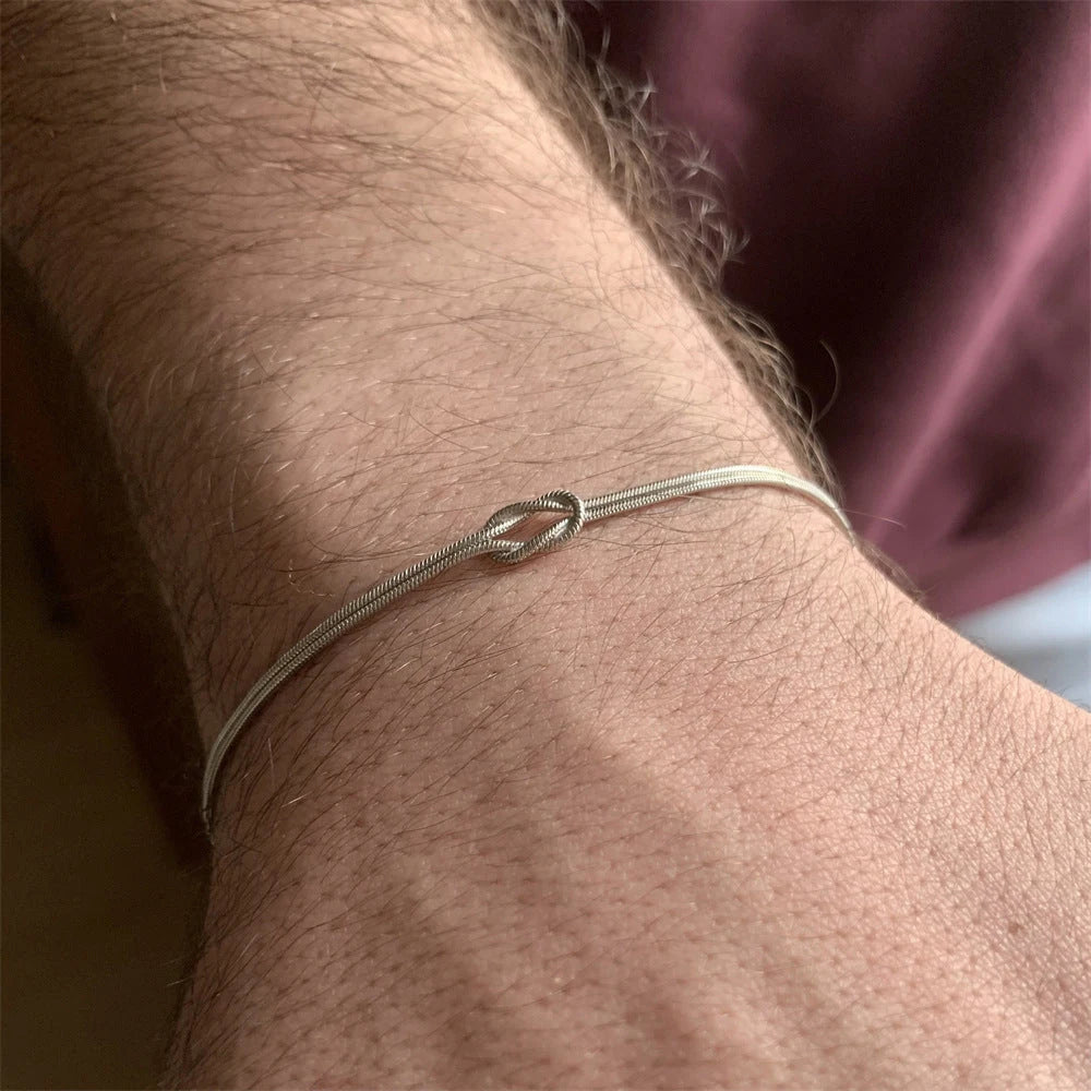 Braccialetto Minimalista Placcato in Oro 18K