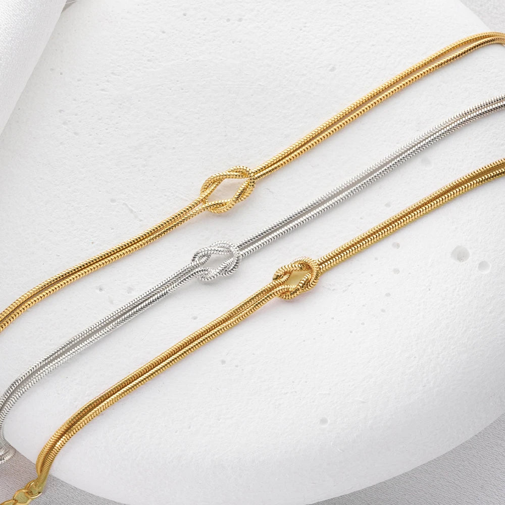 Braccialetto Minimalista Placcato in Oro 18K